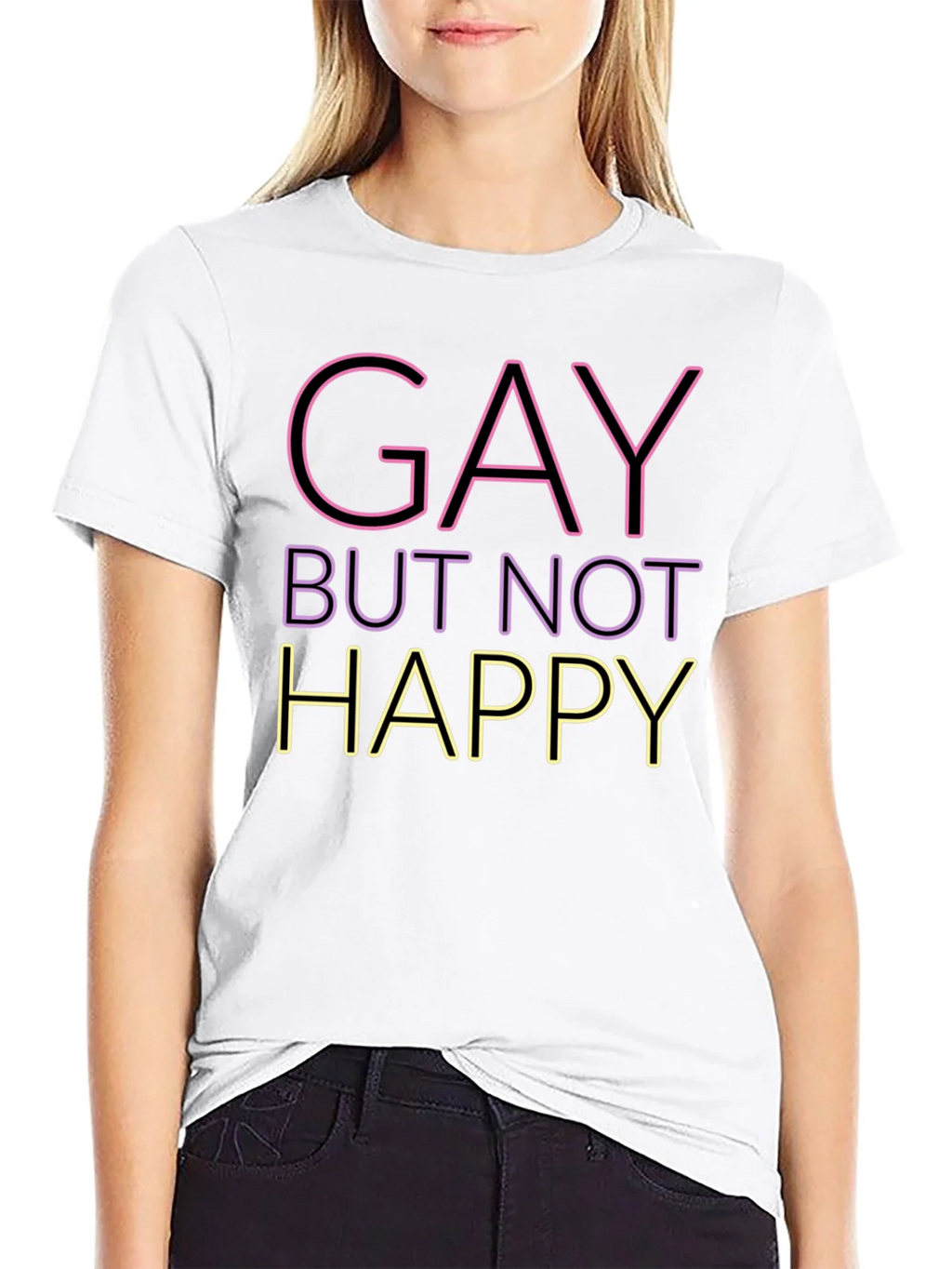 Gay But Not Happy Graphic Tee - Unisex product image 8