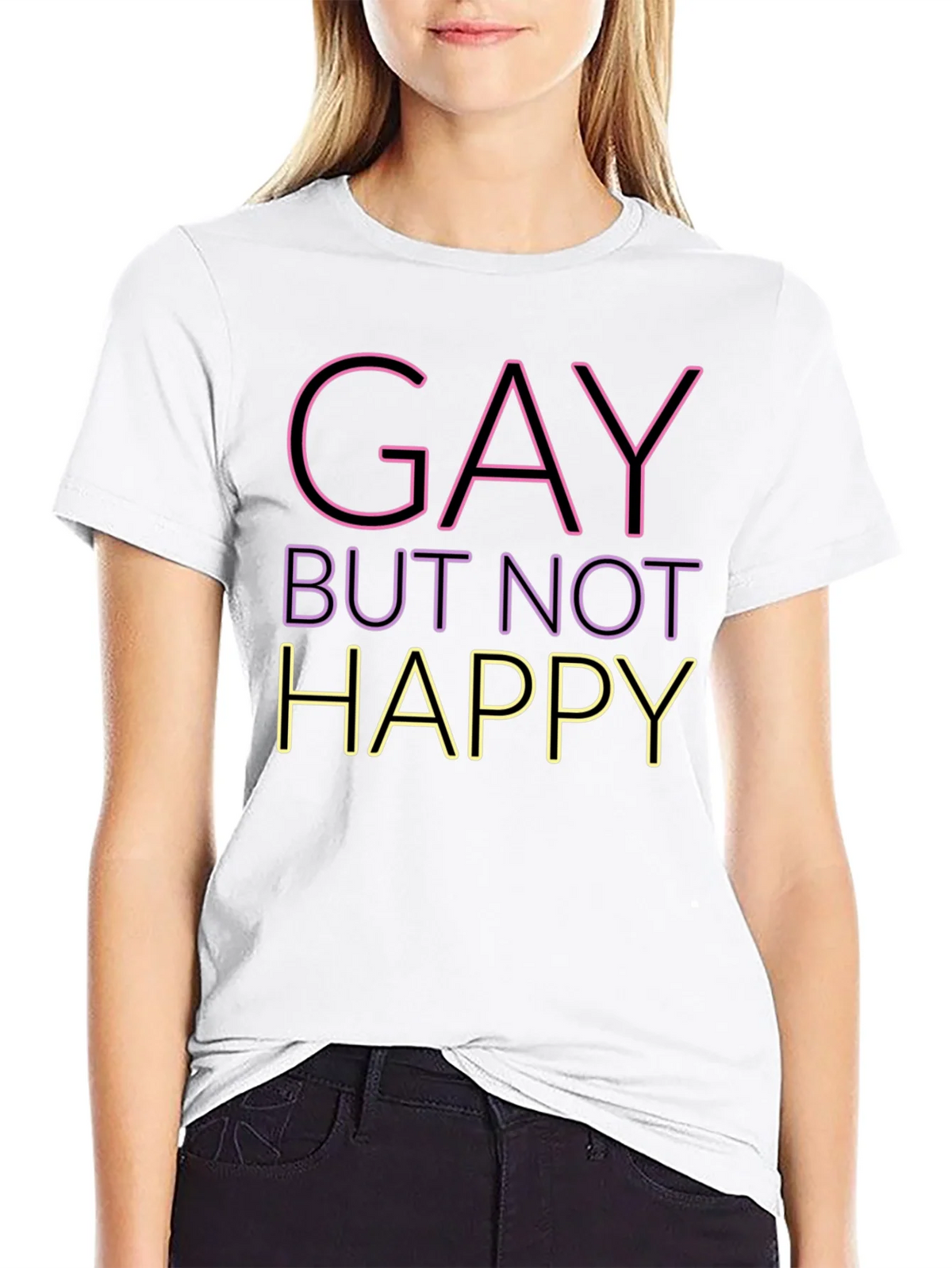 Gay But Not Happy Graphic Tee - Unisex product image 8