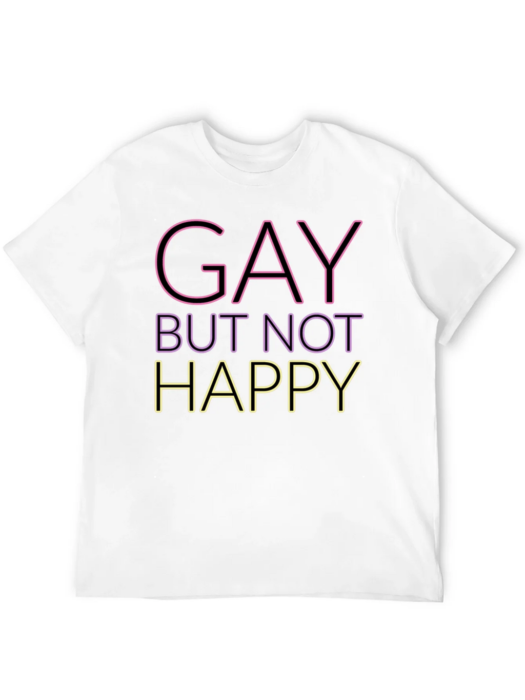 Gay But Not Happy Graphic Tee - Unisex product image 11