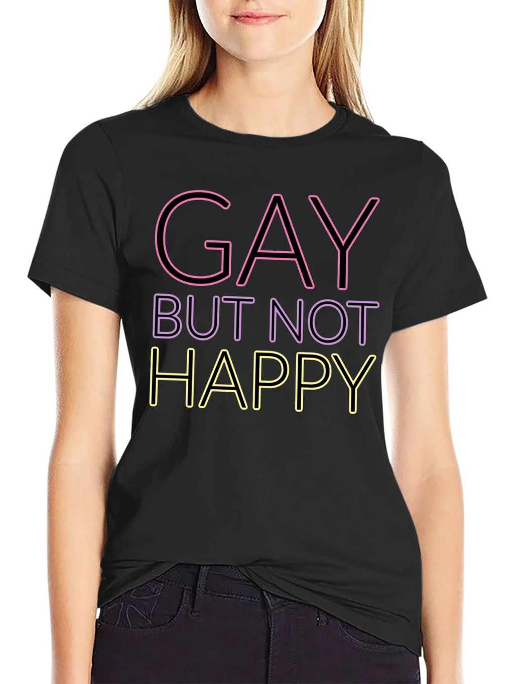 Gay But Not Happy Graphic Tee - Unisex product image 2