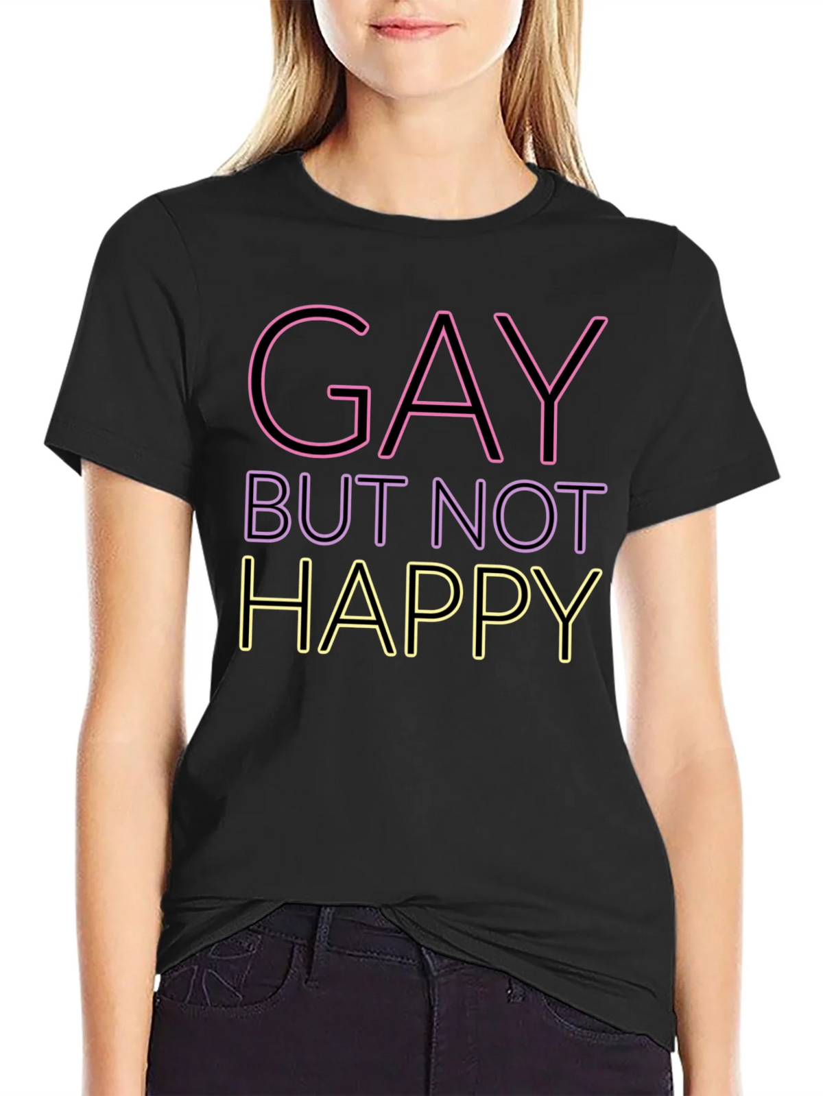 Gay But Not Happy Graphic Tee - Unisex product image 2