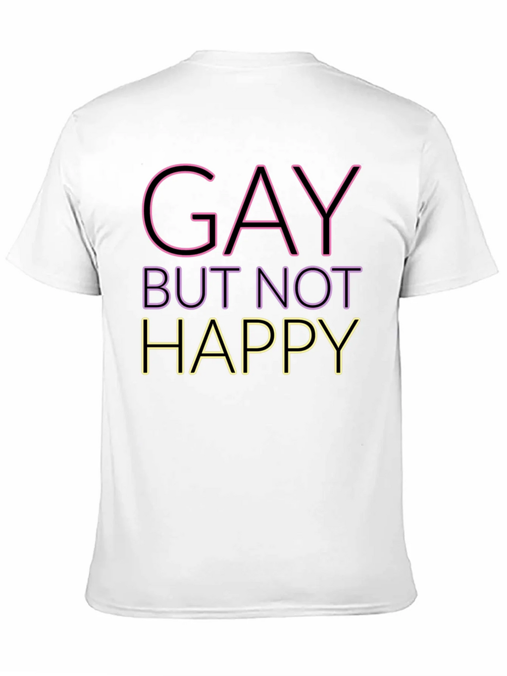 Gay But Not Happy Graphic Tee - Unisex product image 10