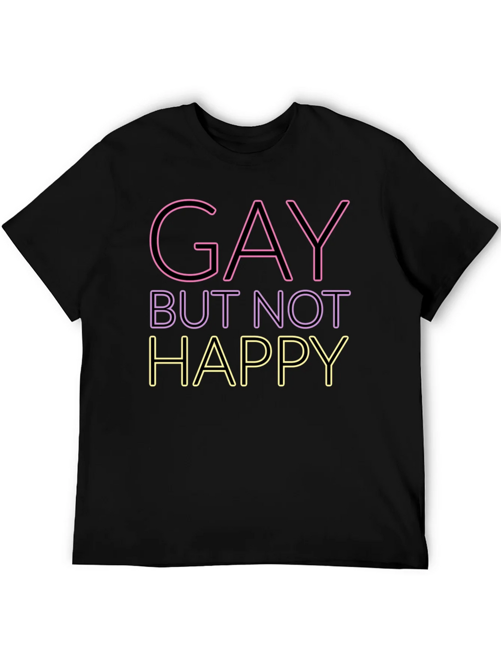 Gay But Not Happy Graphic Tee - Unisex product image 5