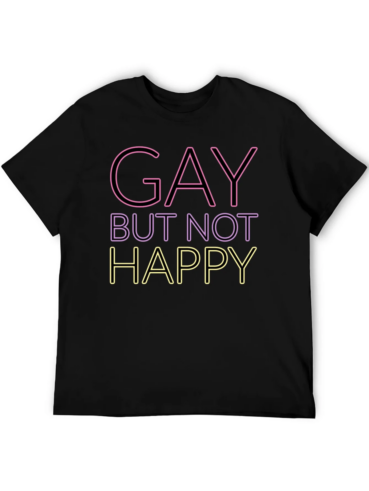 Gay But Not Happy Graphic Tee - Unisex product image 5