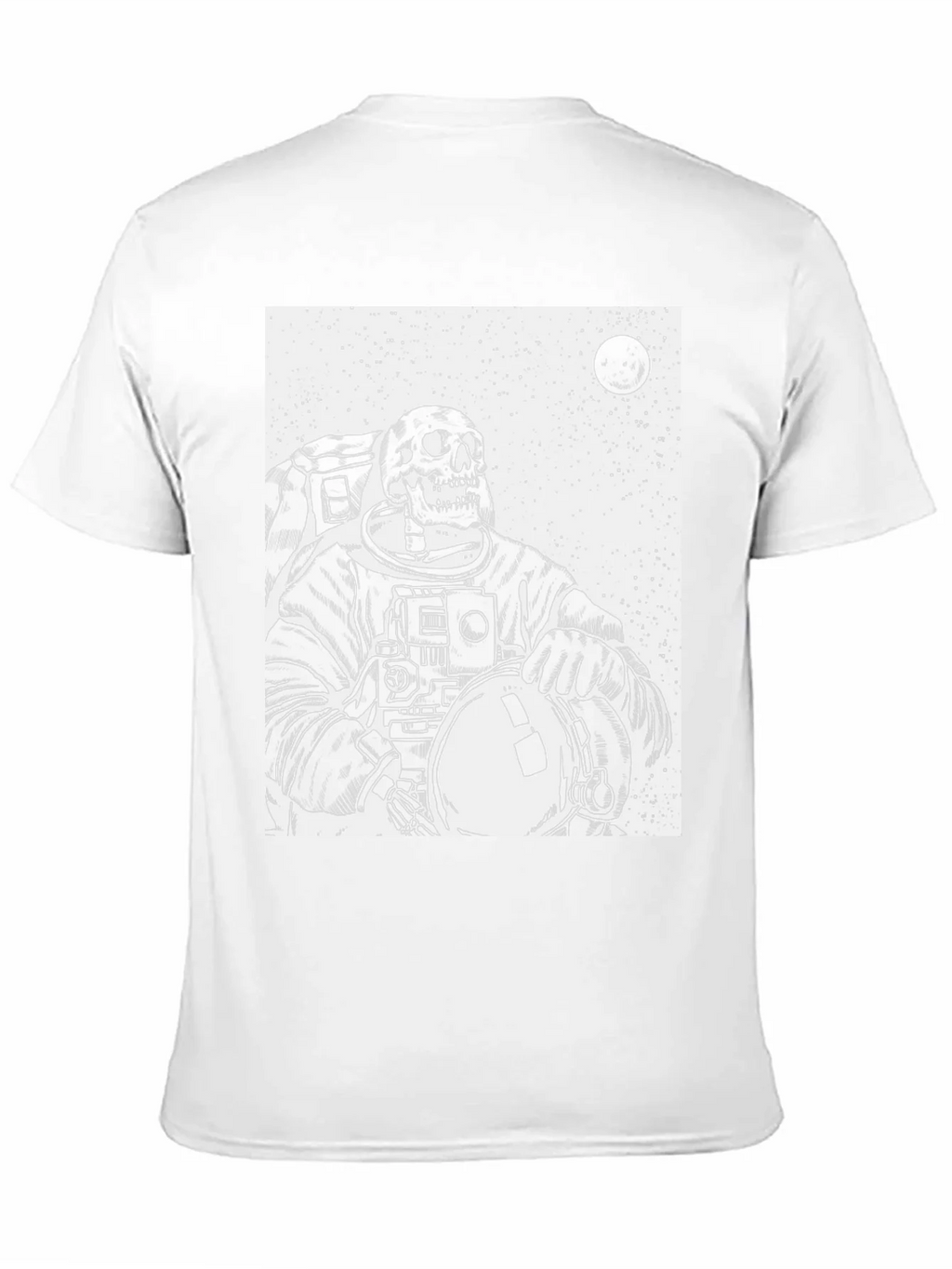 Astronaut Skeleton Graphic T-Shirt - Black product image 10