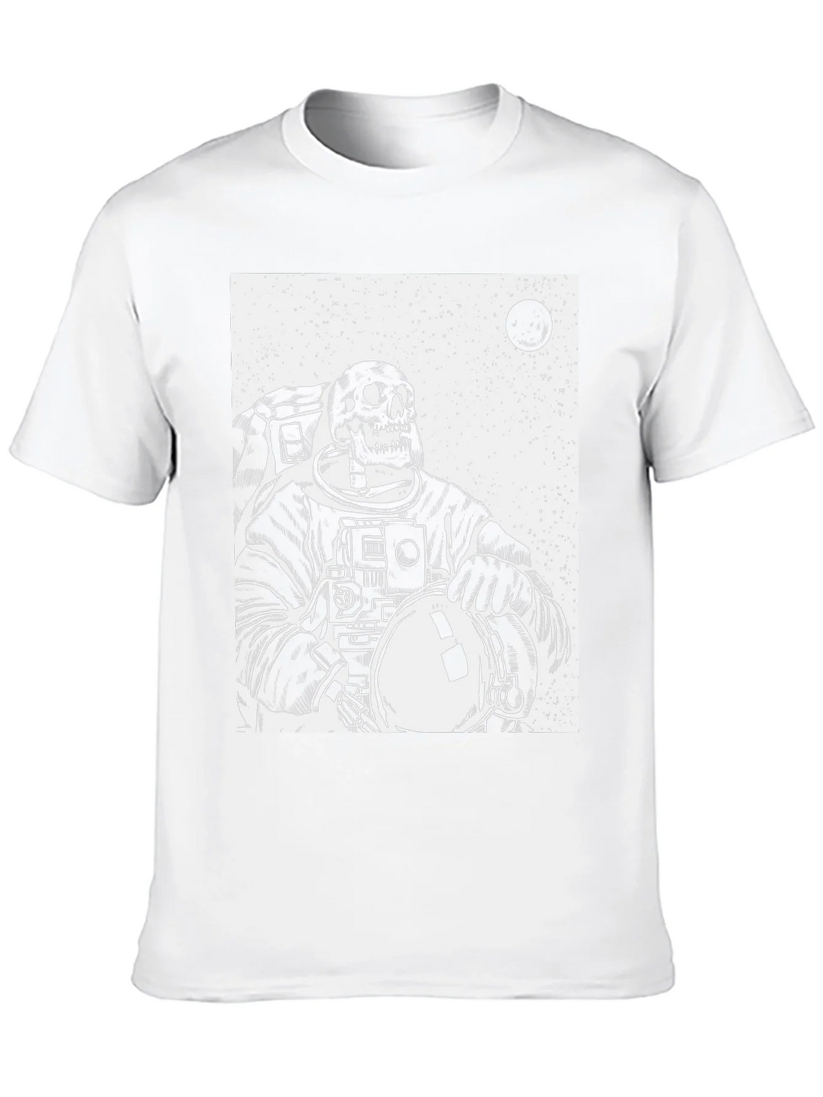 Astronaut Skeleton Graphic T-Shirt - Black product image 9