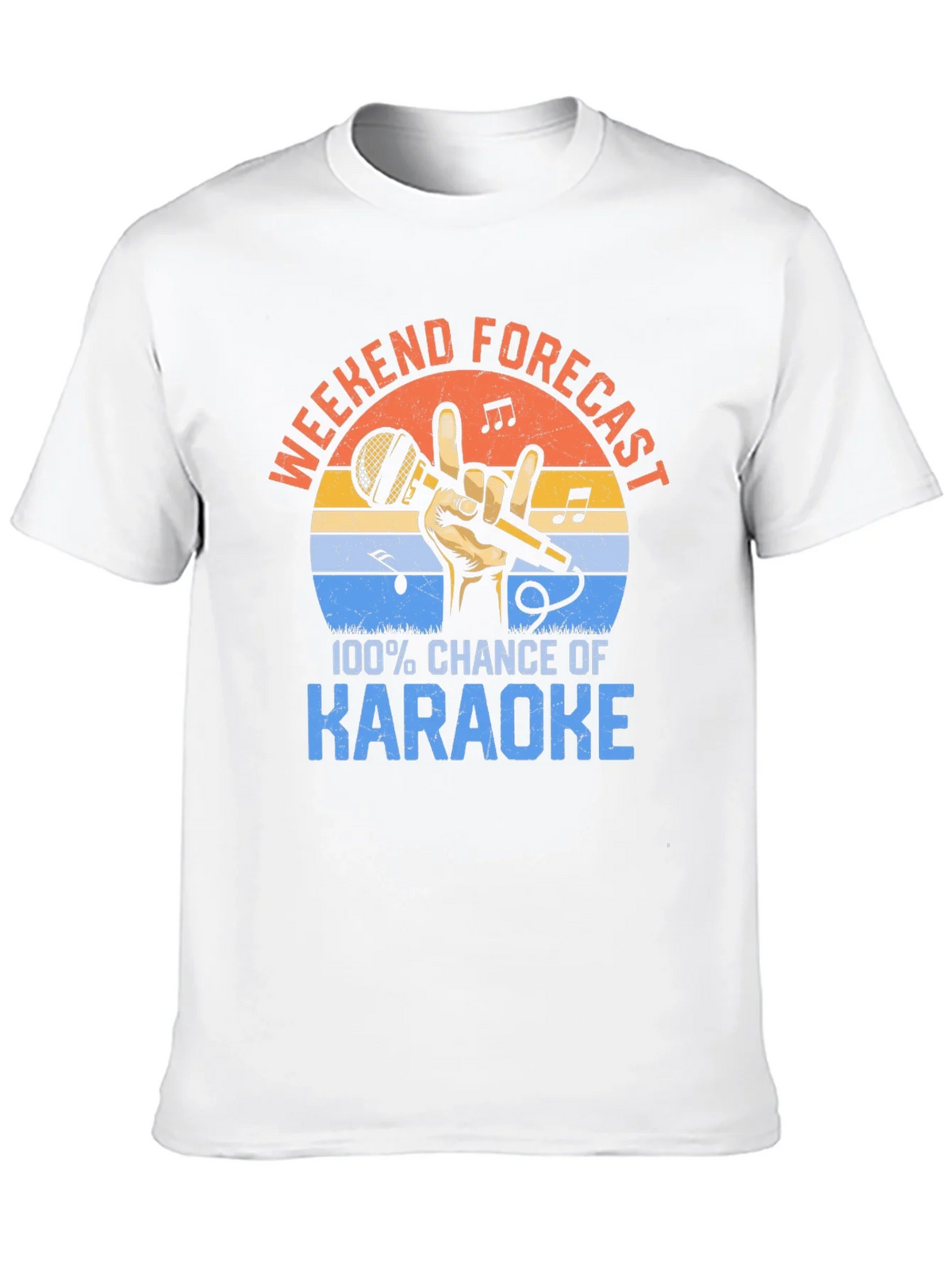 Karaoke Weekend Forecast T-Shirt product image 9