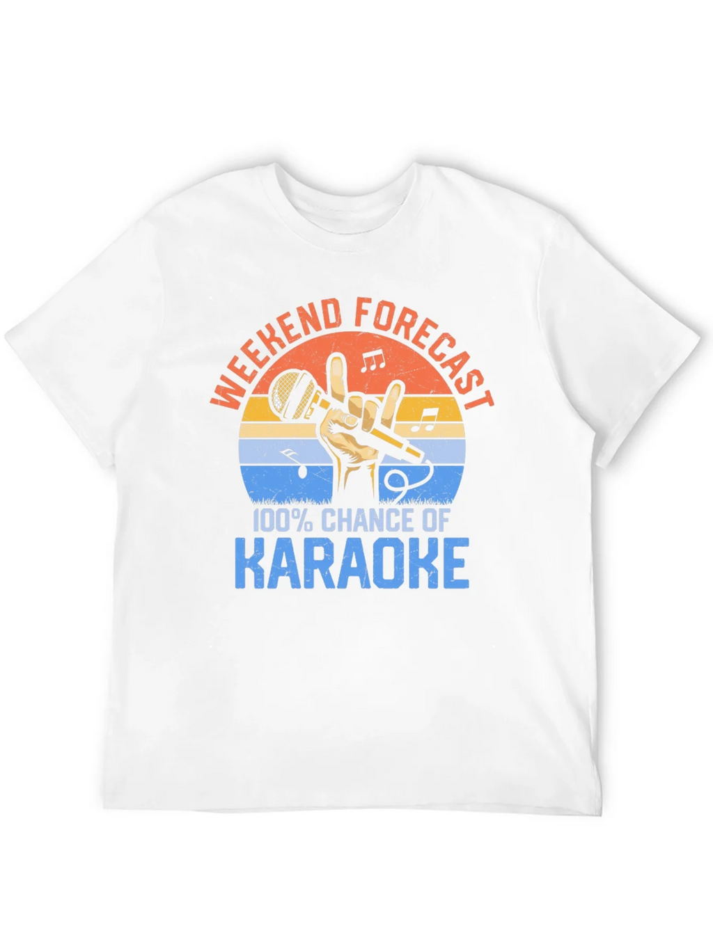 Karaoke Weekend Forecast T-Shirt product image 11