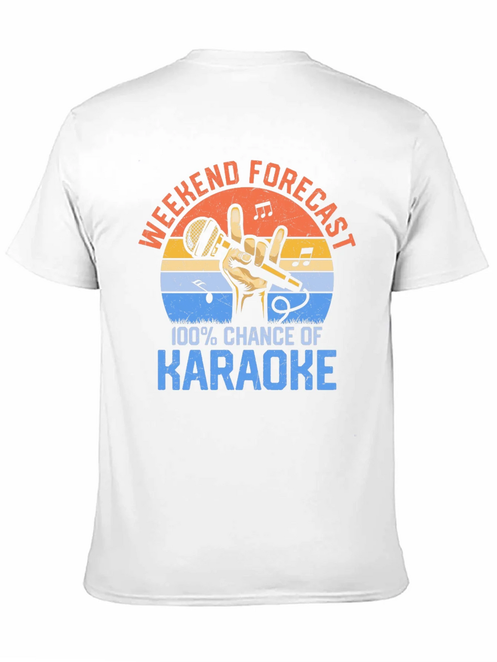 Karaoke Weekend Forecast T-Shirt product image 10