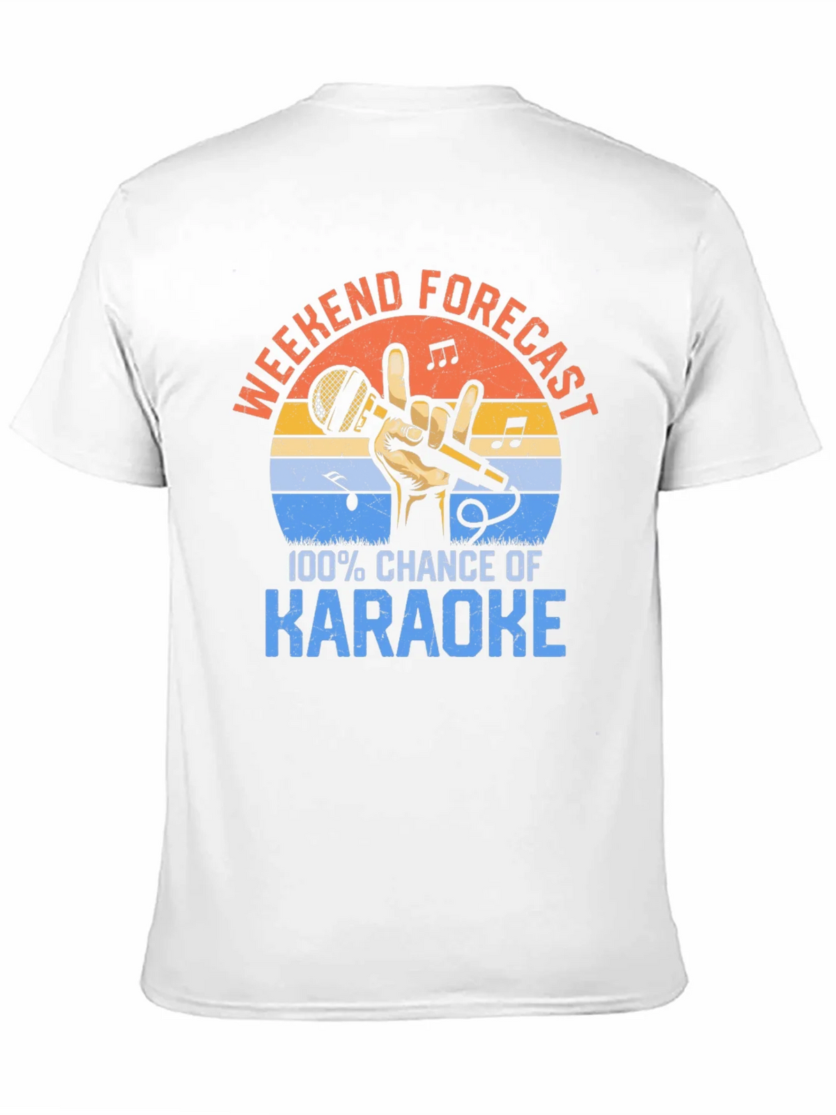 Karaoke Weekend Forecast T-Shirt product image 10