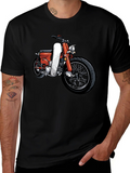 Vintage Motorcycle Graphic T-Shirt - Classic Ride Design product image 1