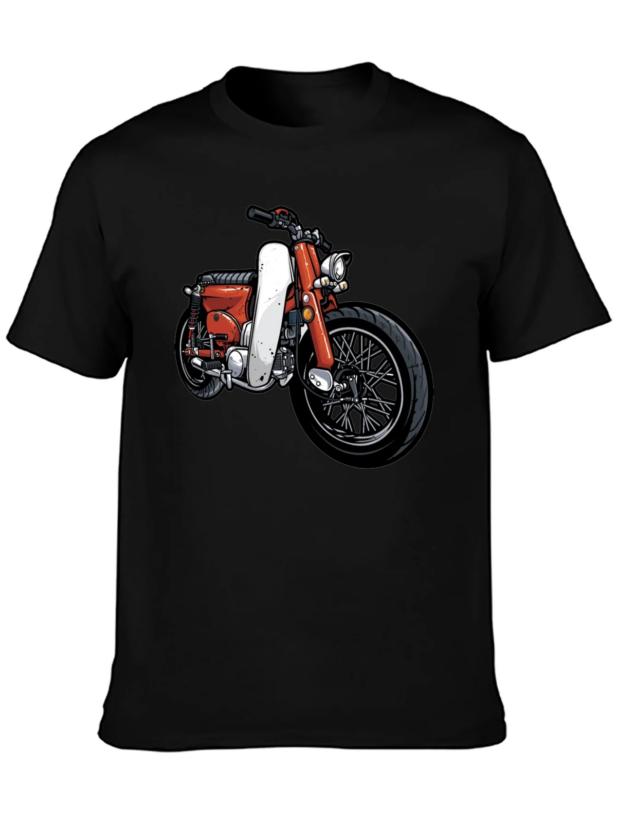 Vintage Motorcycle Graphic T-Shirt - Classic Ride Design product image 3