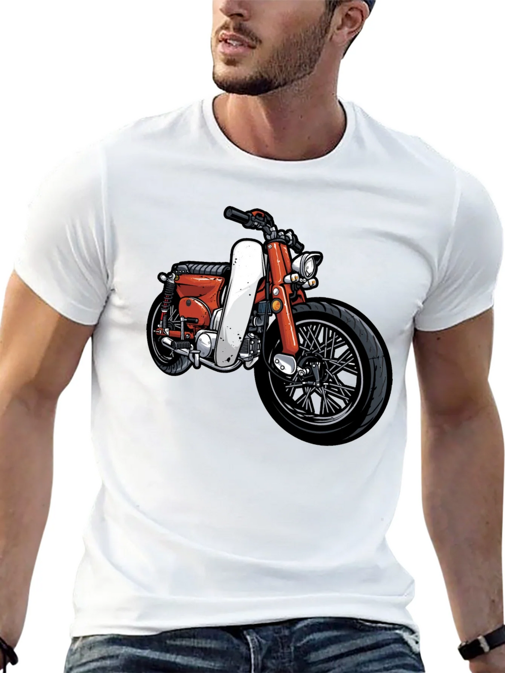 Vintage Motorcycle Graphic T-Shirt - Classic Ride Design product image 12
