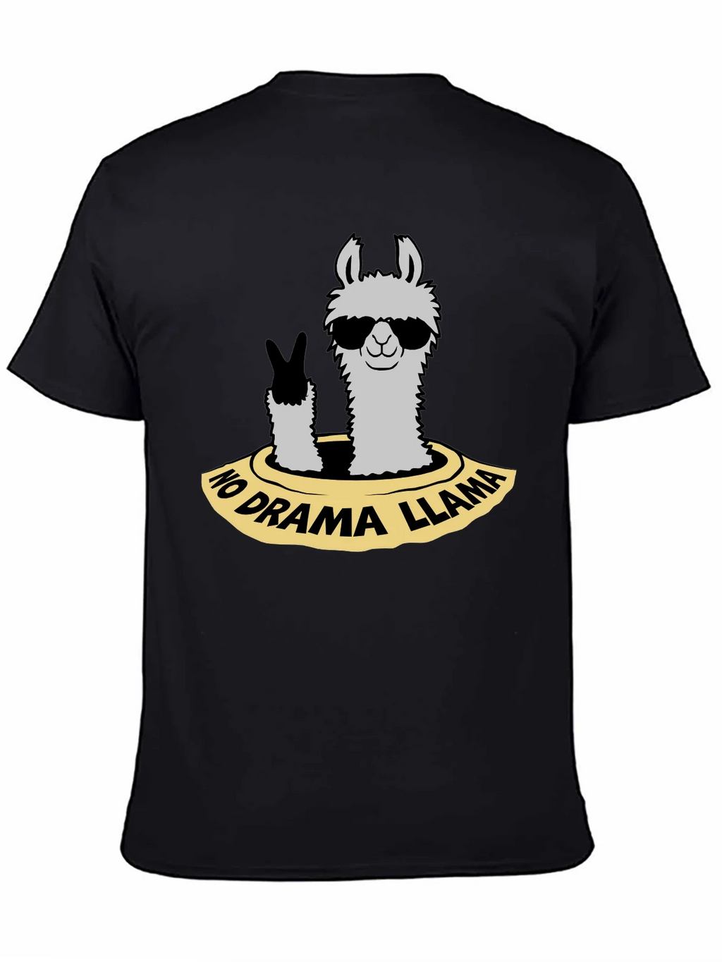 No Drama Llama T-Shirt - Cool Animal Graphic Tee product image 7