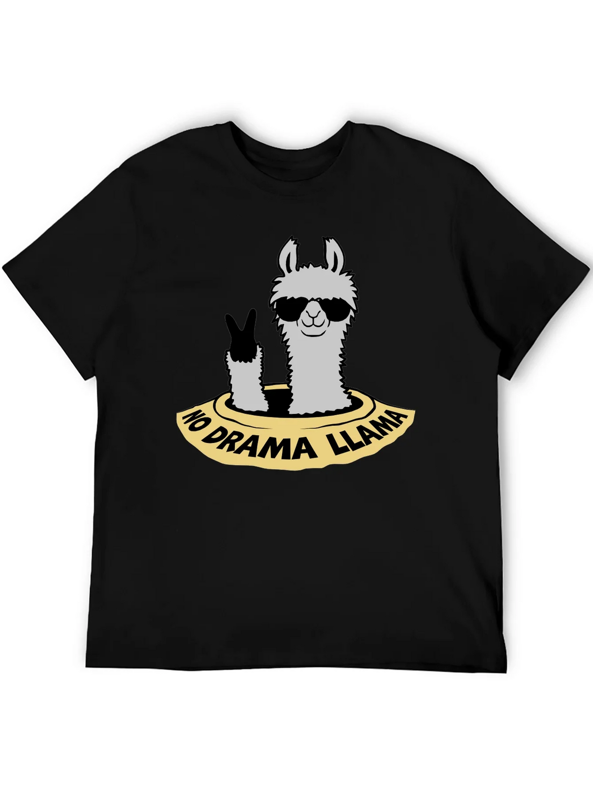 No Drama Llama T-Shirt - Cool Animal Graphic Tee product image 8