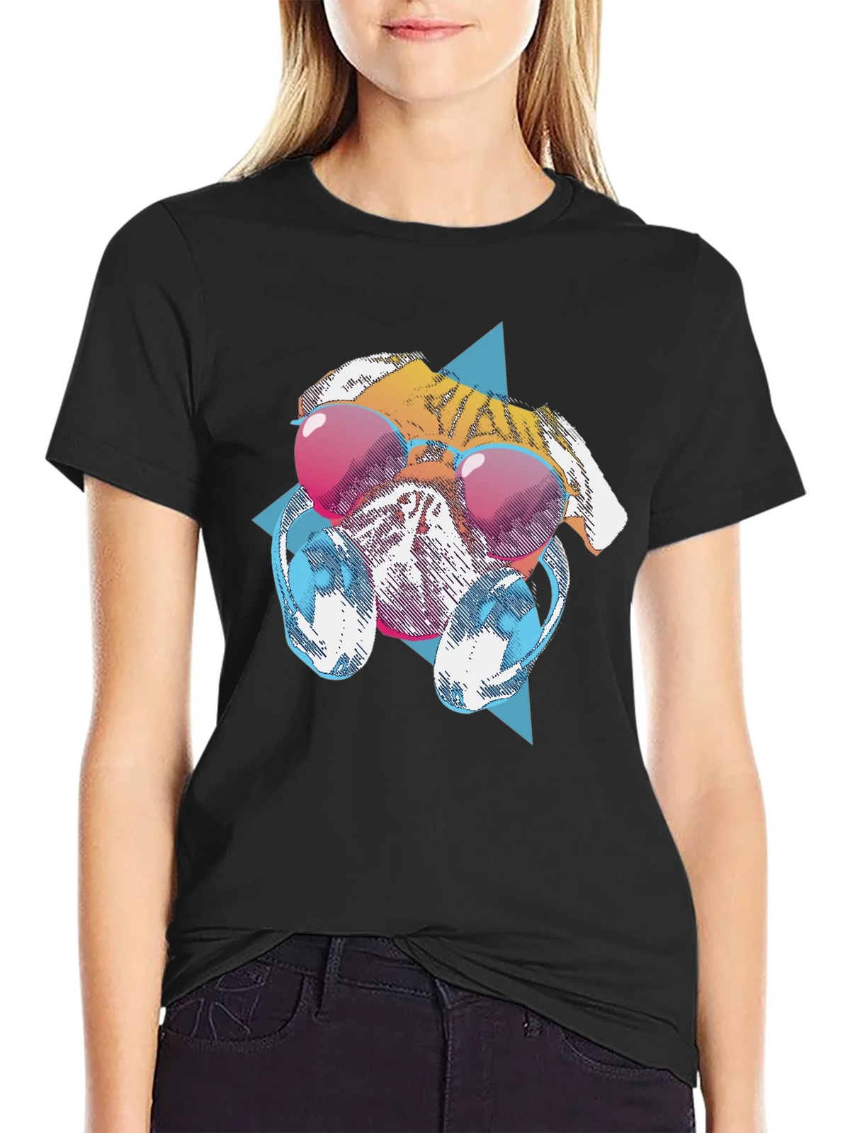 Cool Dog Graphic Tee - Black T-Shirt product image 2
