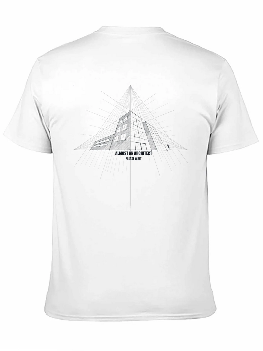 Architectural Blueprint Tee - Mens Black T-Shirt product image 2
