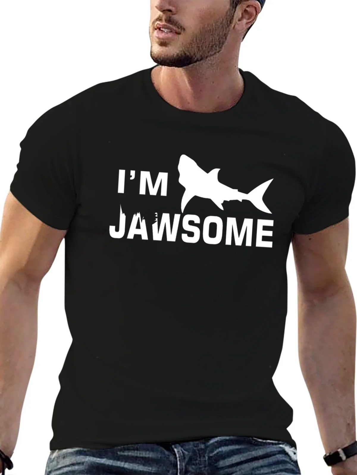 Jawsome Shark Graphic T-Shirt - Novelty Humor Tee product image 6
