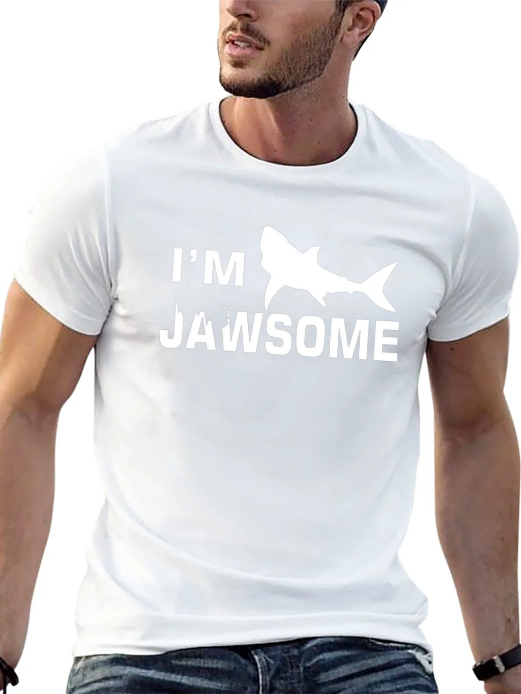 Jawsome Shark Graphic T-Shirt - Novelty Humor Tee product image 12