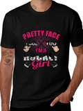 Hockey Girl T-Shirt - Dont Let the Pretty Face Fool You product image 1