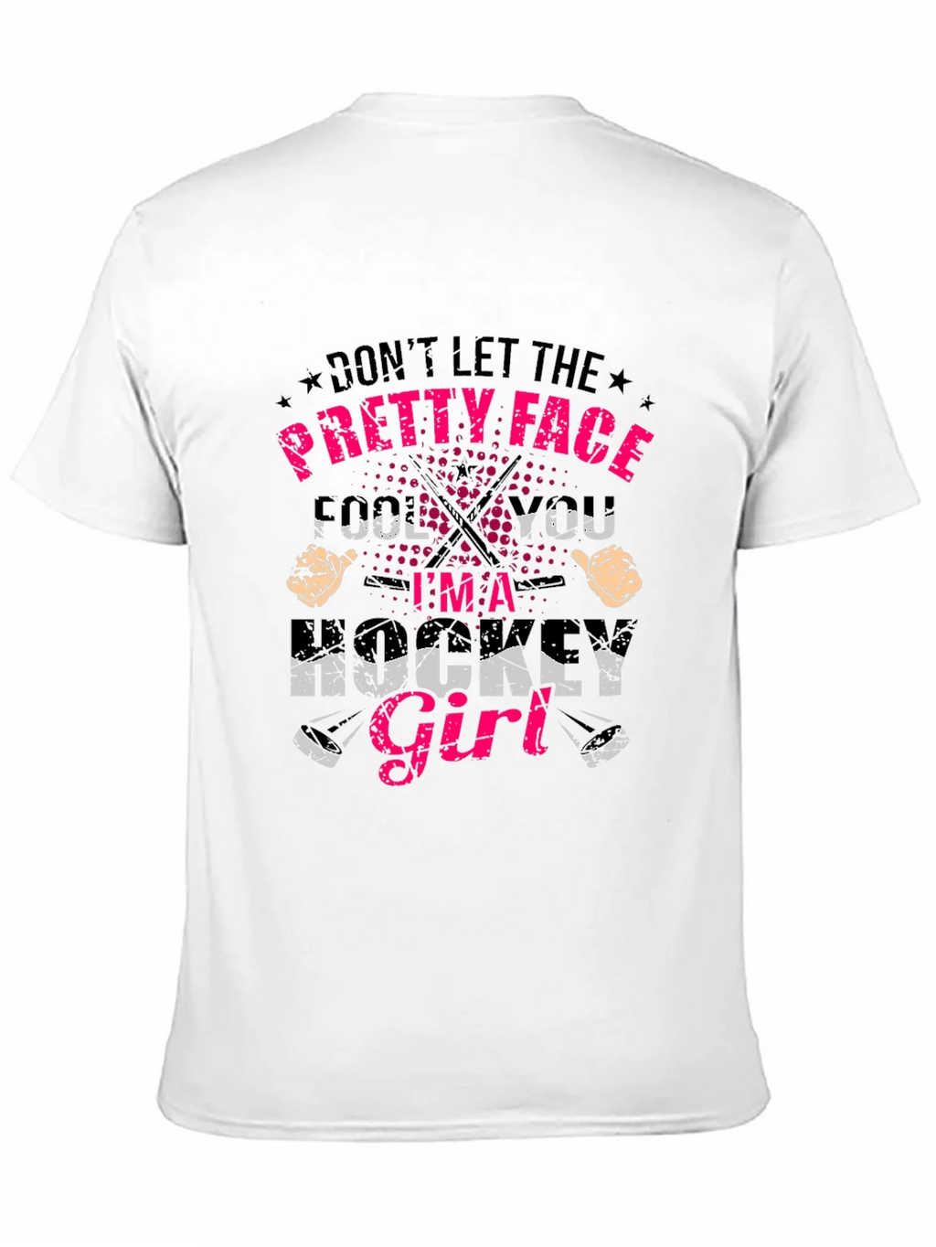Hockey Girl T-Shirt - Dont Let the Pretty Face Fool You product image 10