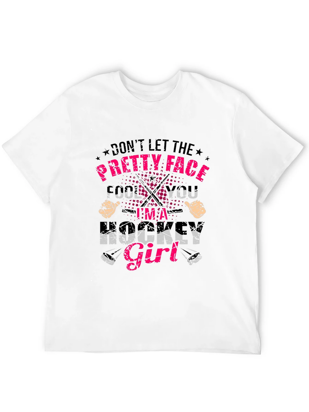 Hockey Girl T-Shirt - Dont Let the Pretty Face Fool You product image 11