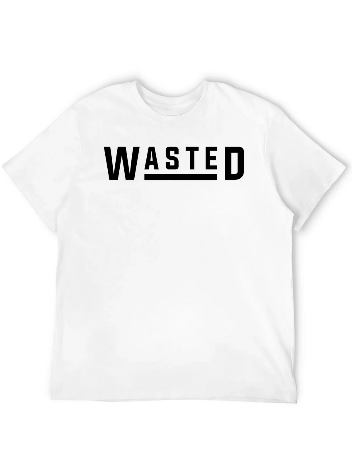 Wasted Graphic Black T-Shirt product image 3