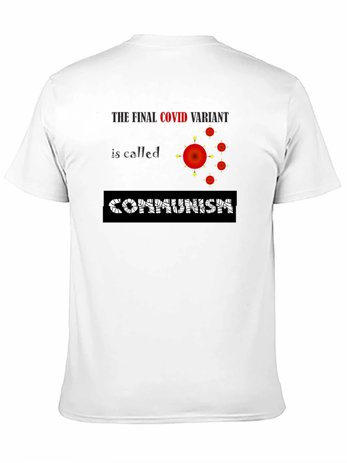 COVID Communism Black Graphic Tee product image 10