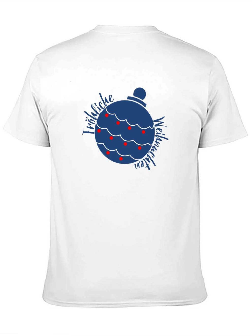 Fröhliche Weihnachten Ornament T-Shirt product image 10