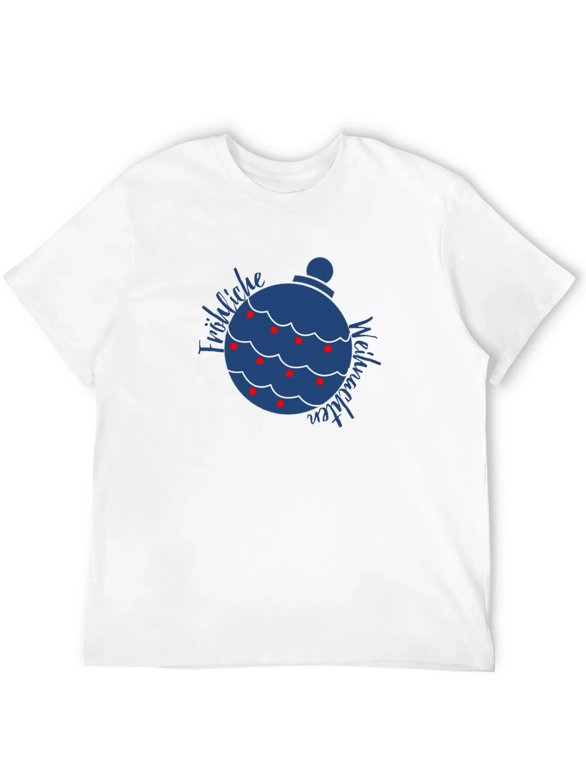 Fröhliche Weihnachten Ornament T-Shirt product image 11