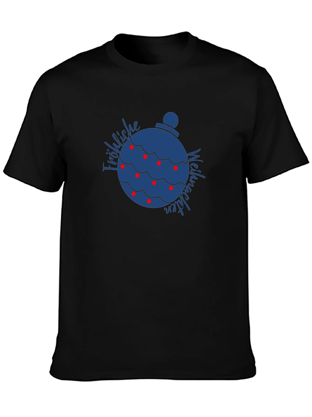 Fröhliche Weihnachten Ornament T-Shirt product image 3