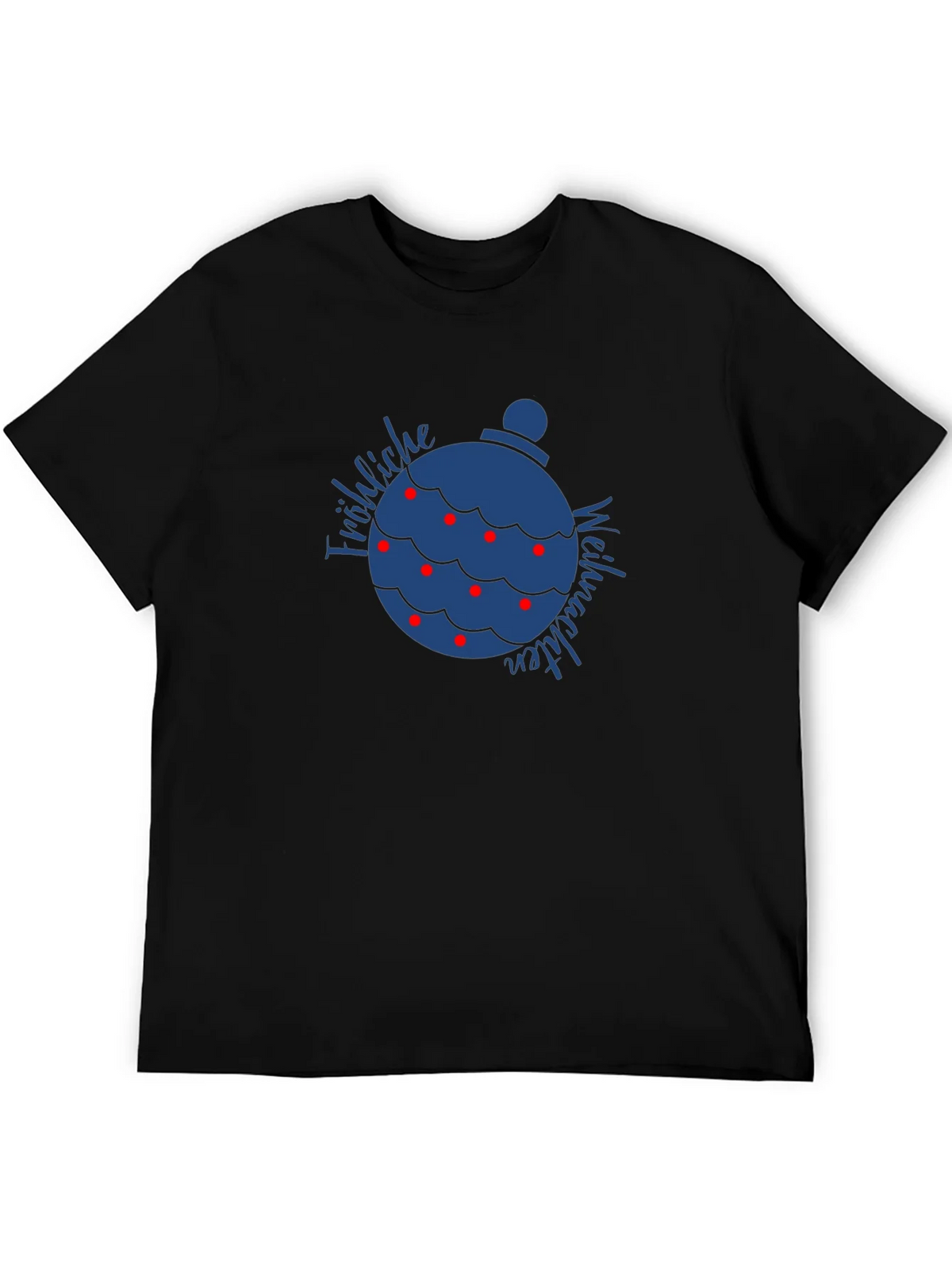 Fröhliche Weihnachten Ornament T-Shirt product image 5