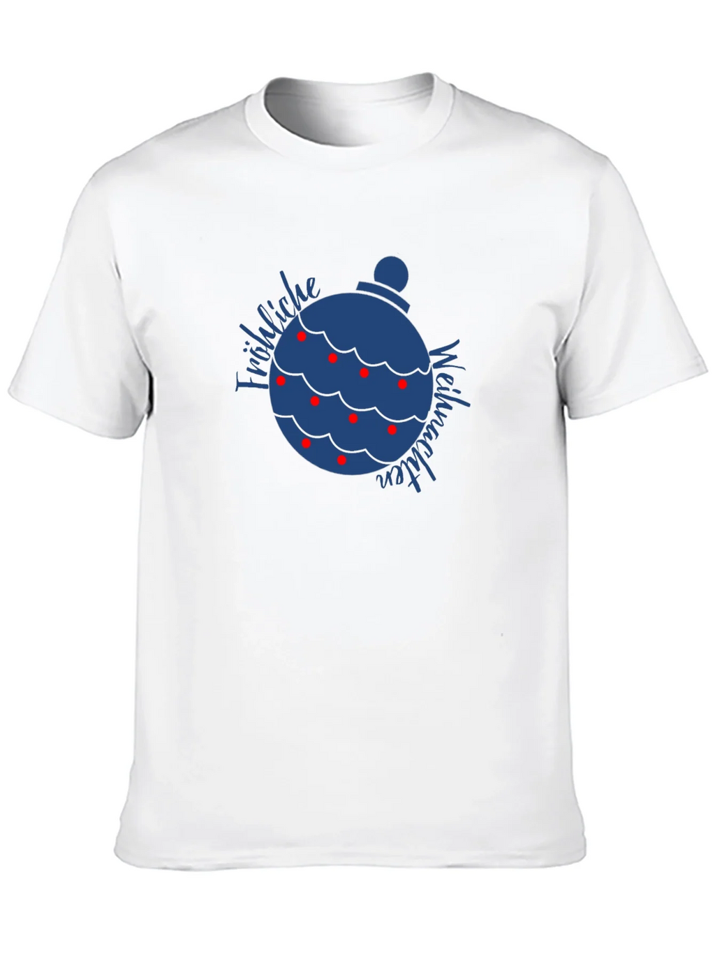 Fröhliche Weihnachten Ornament T-Shirt product image 9