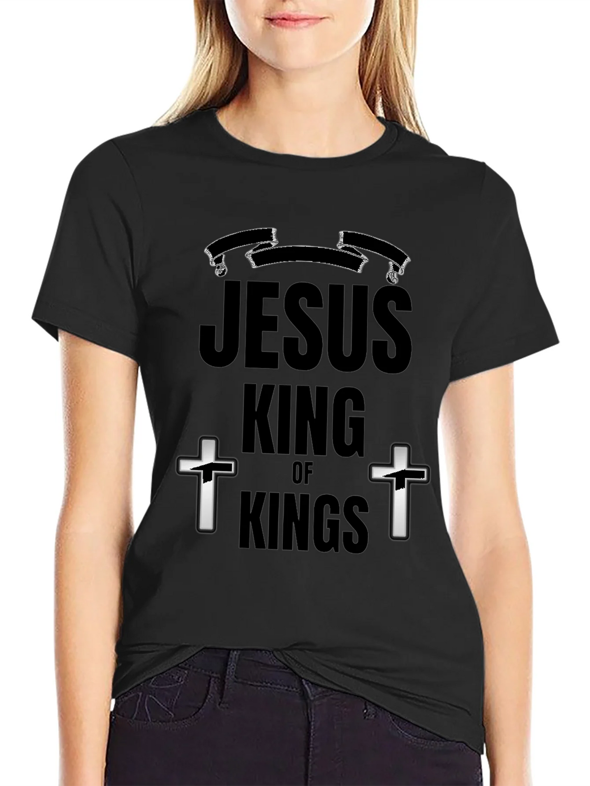 Jesus King of Kings Graphic T-Shirt product image 2