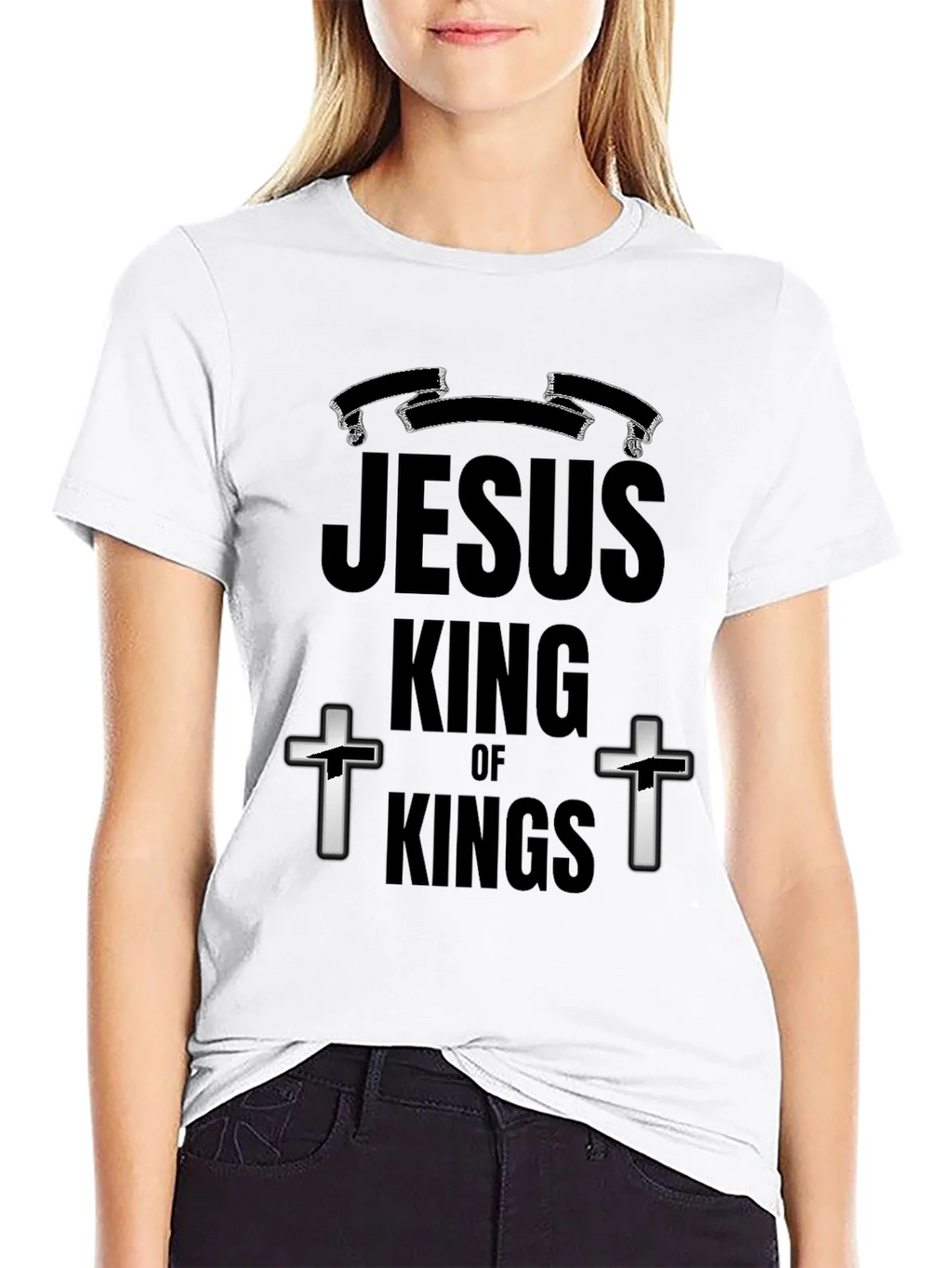 Jesus King of Kings Graphic T-Shirt product image 8