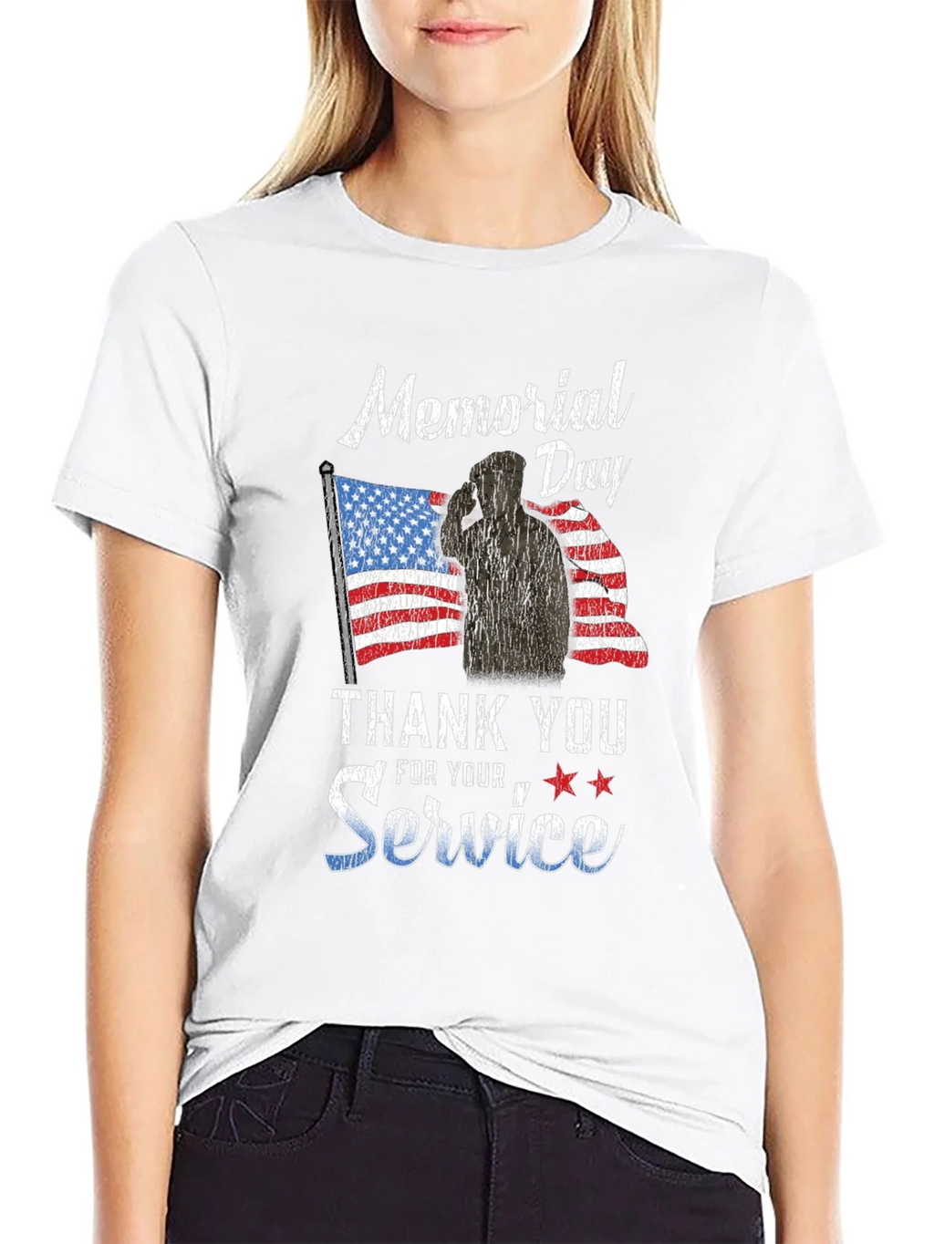 Memorial Day Thank You Service T-Shirt product image 8