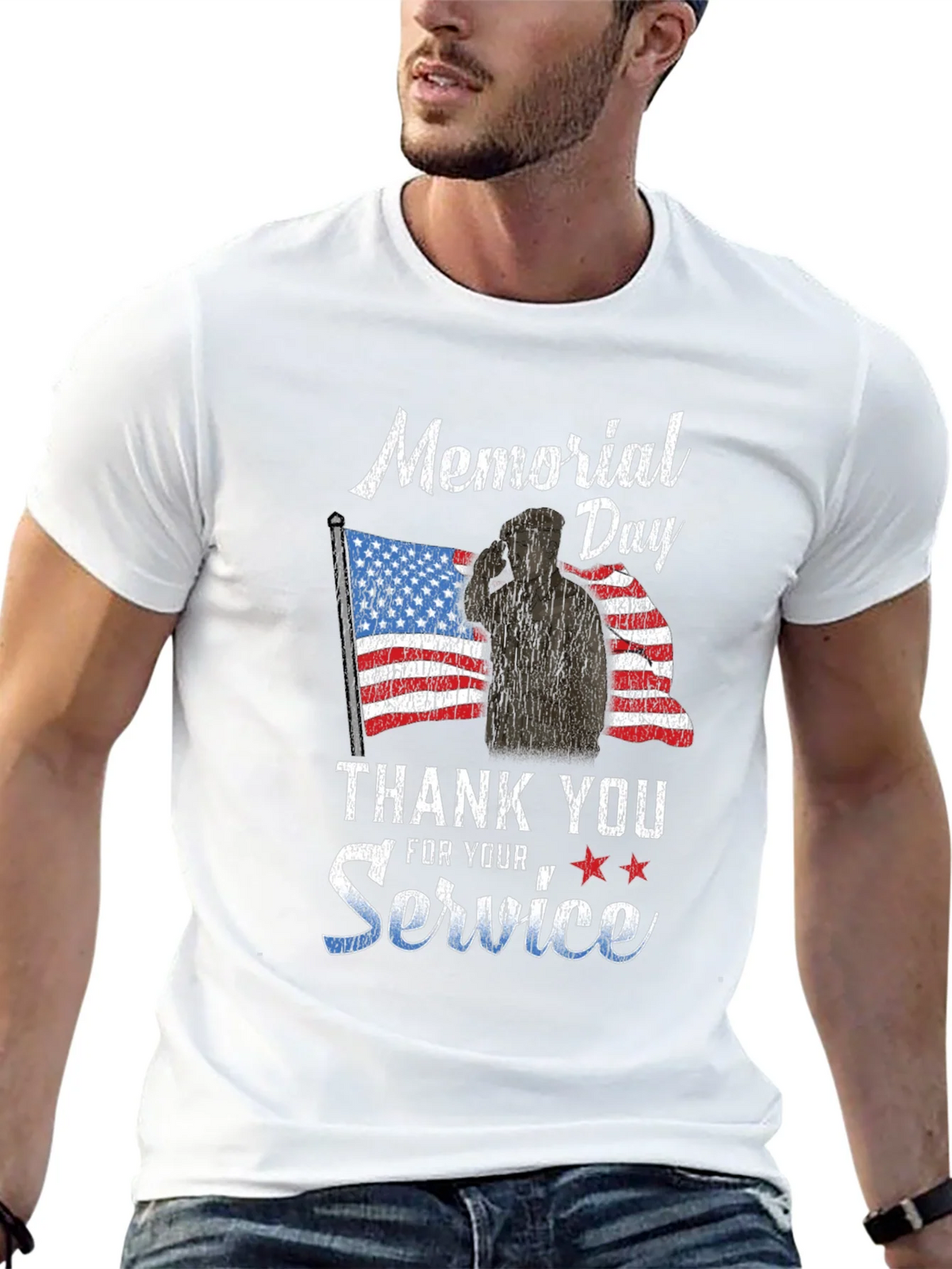 Memorial Day Thank You Service T-Shirt product image 12