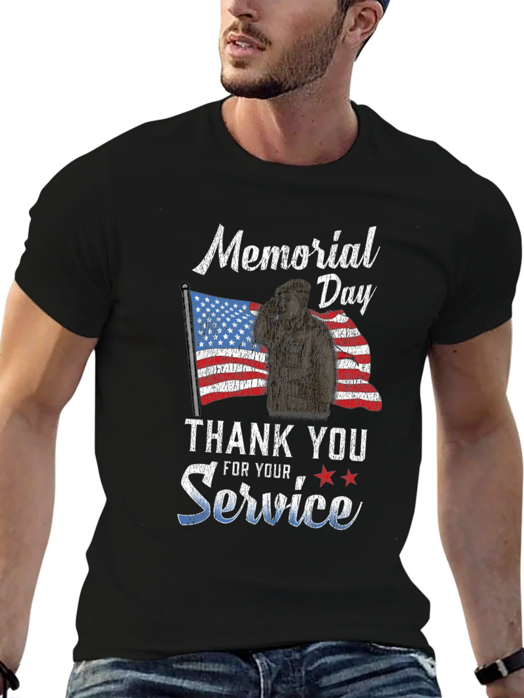 Memorial Day Thank You Service T-Shirt product image 6