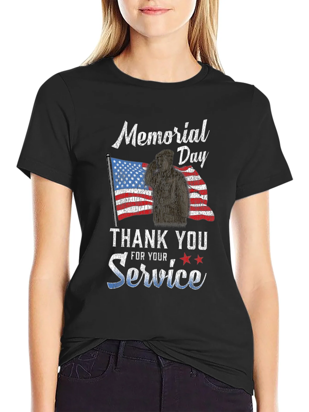 Memorial Day Thank You Service T-Shirt product image 2