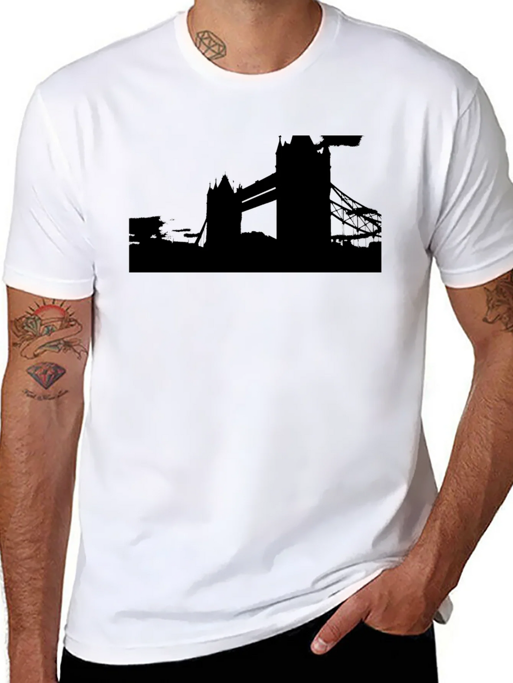 London Bridge Silhouette T-Shirt product image 7