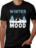 Winter Mood Graphic Tee - Holiday Shirt product image 1