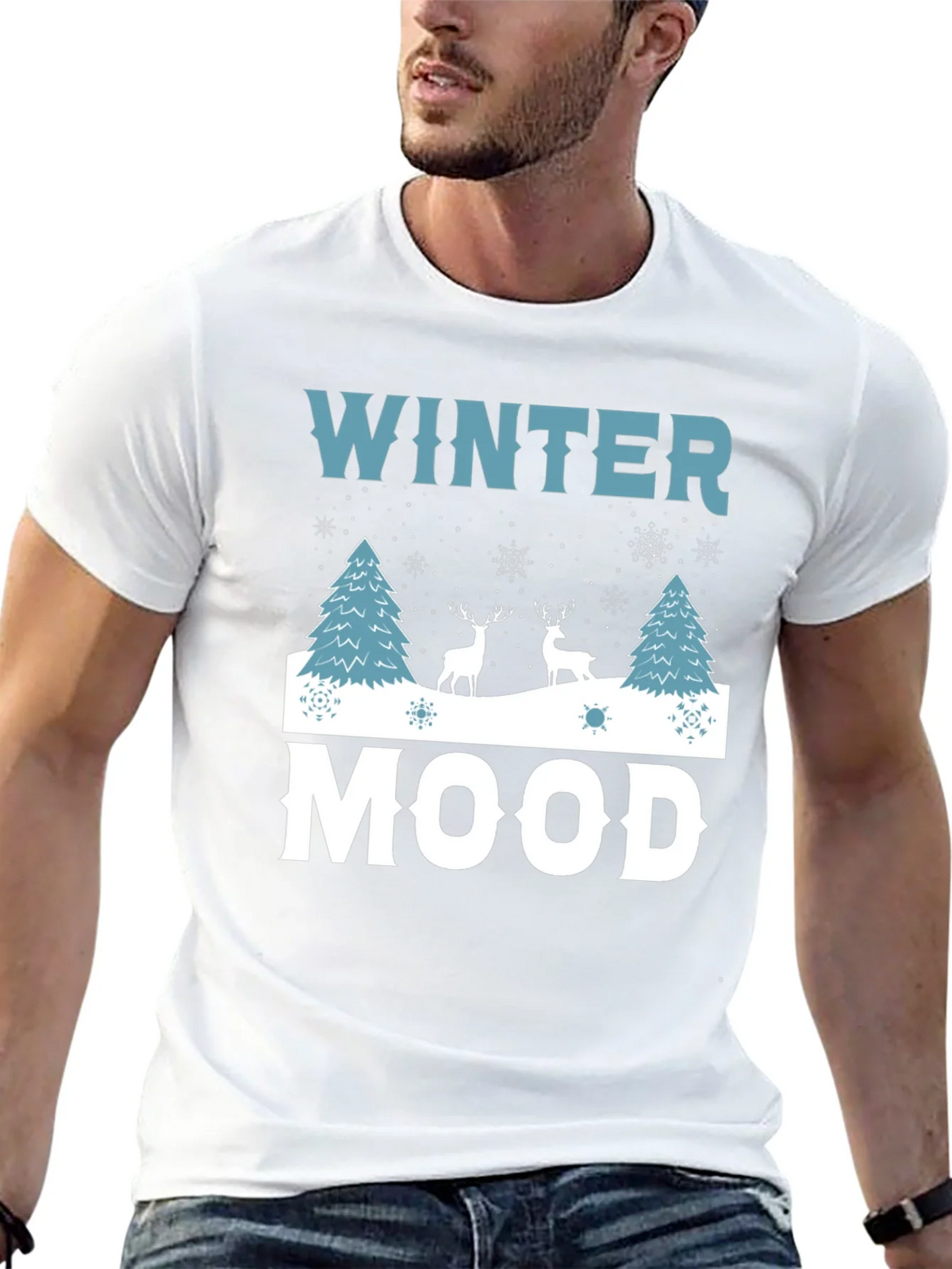 Winter Mood Graphic Tee - Holiday Shirt product image 12