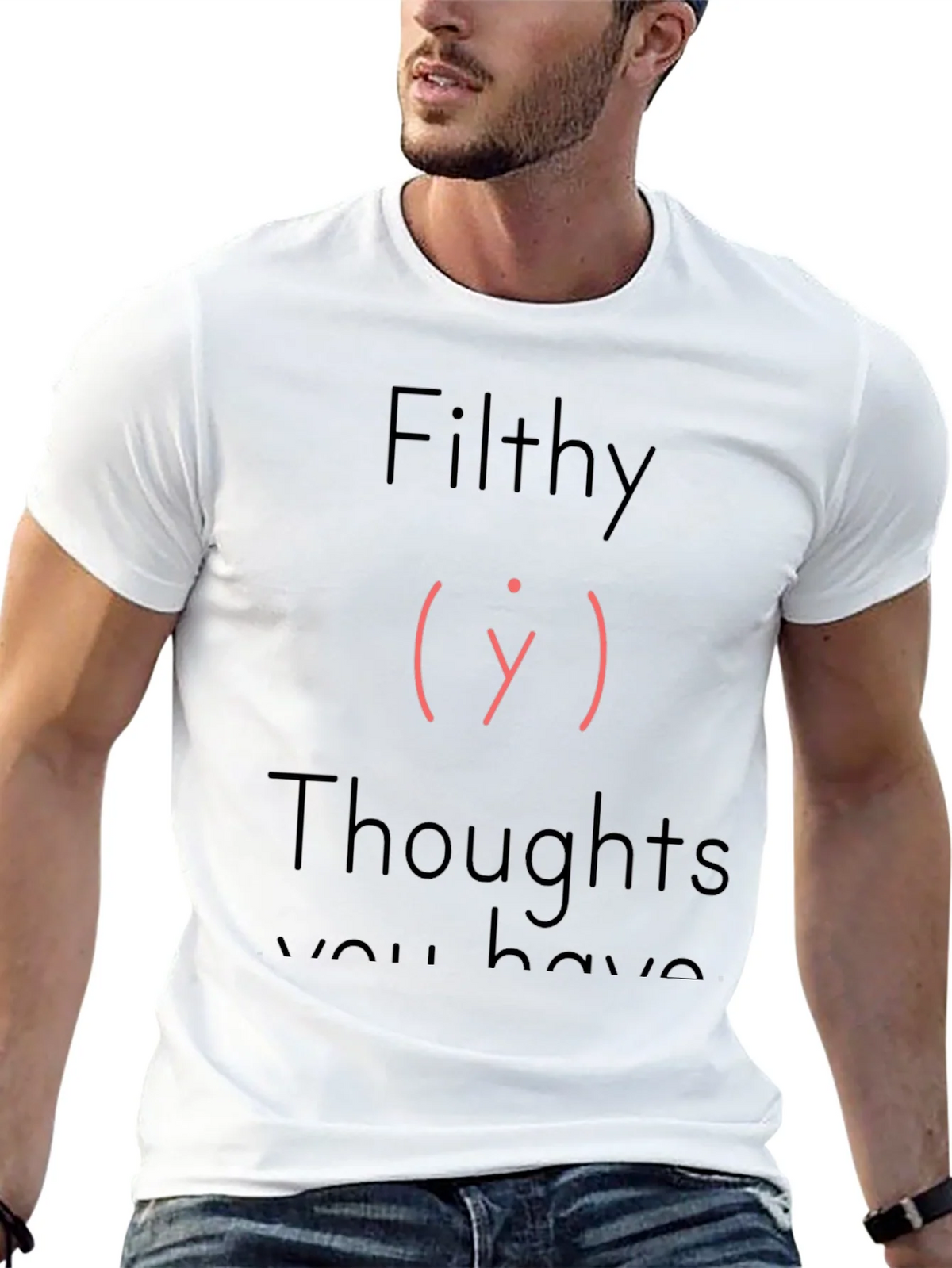 Filthy Thoughts T-Shirt - Adult Humor Tee product image 4