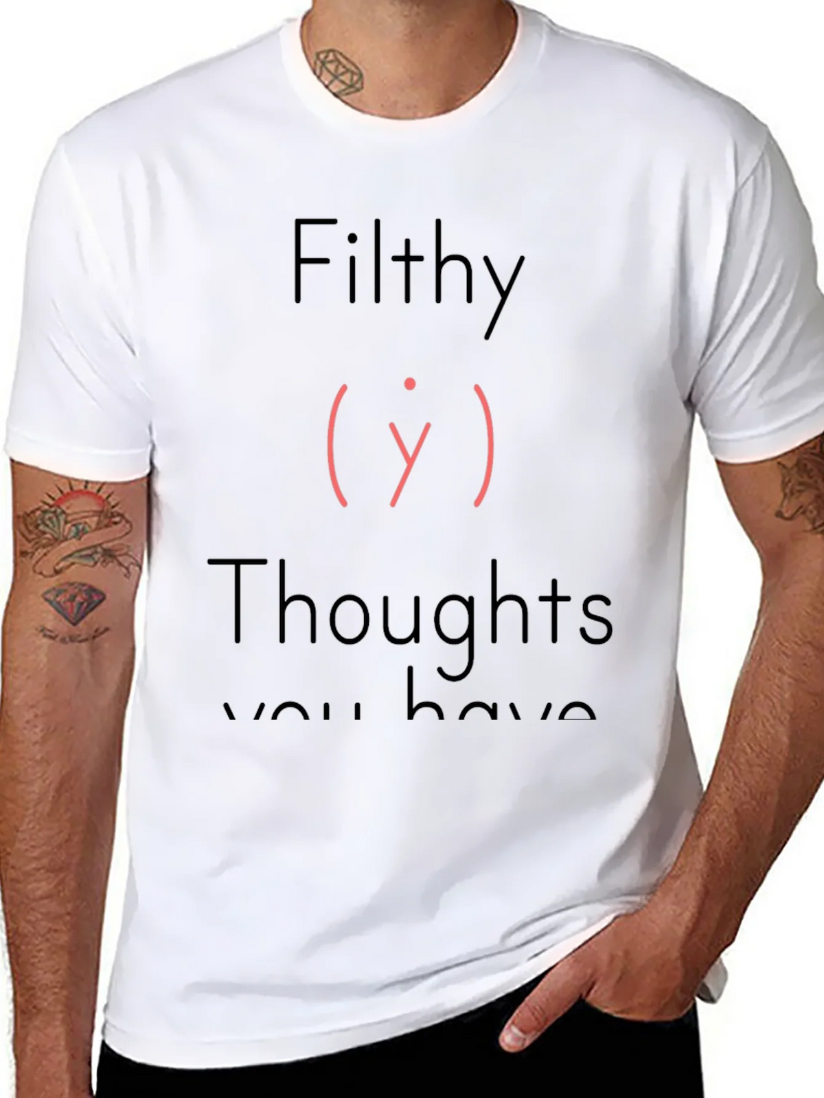 Filthy Thoughts T-Shirt - Adult Humor Tee product image 10