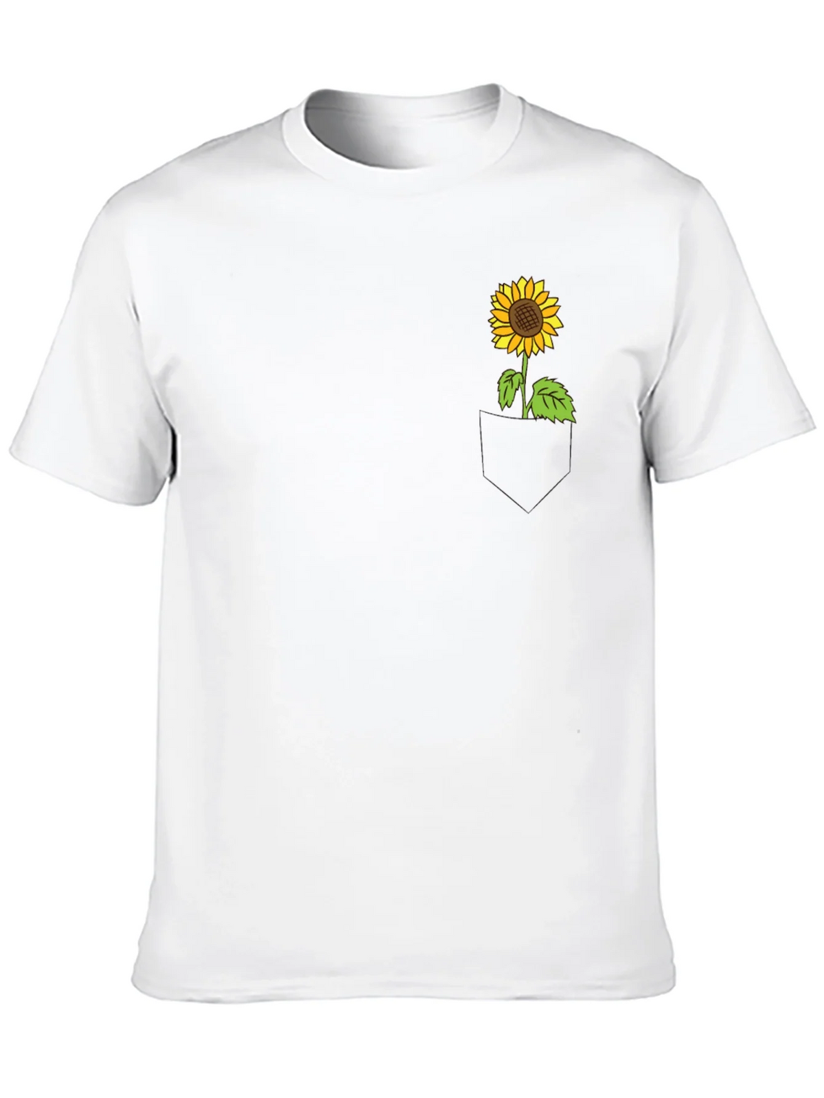 Sunflower Pocket Tee - Black Cotton Casual Wear product image 9