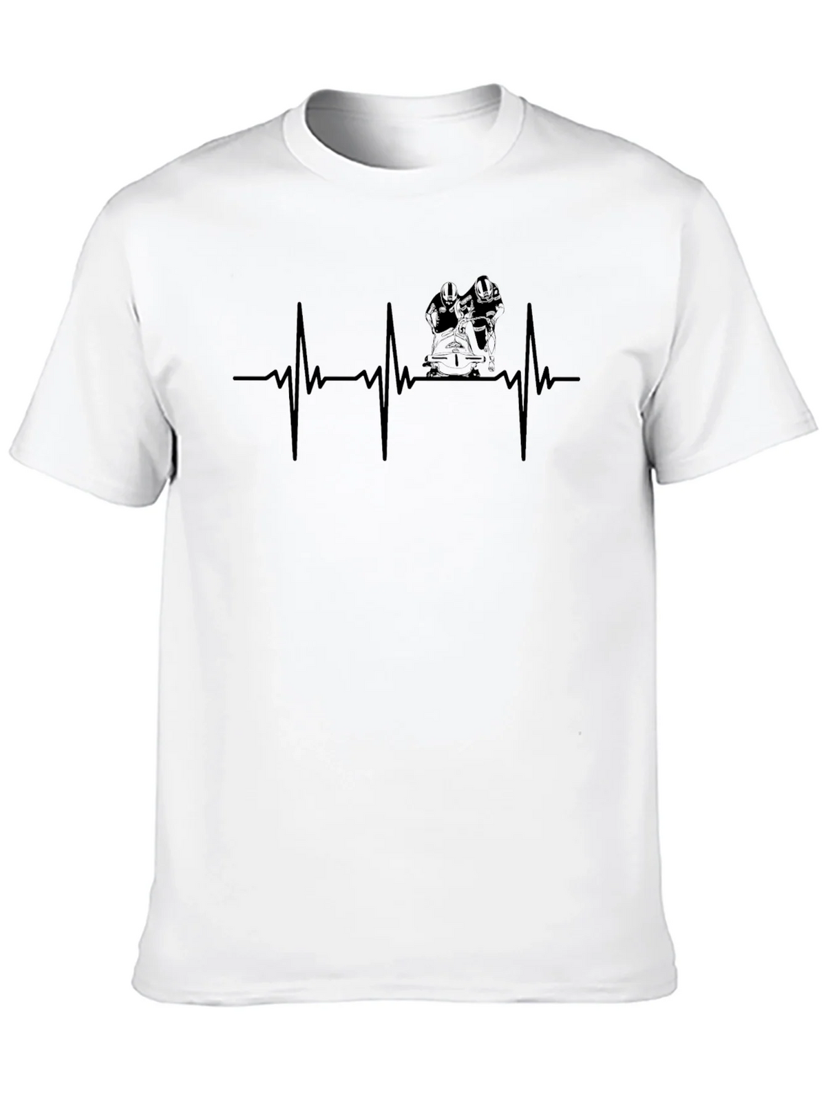 Firefighter Heartbeat Graphic T-Shirt product image 12