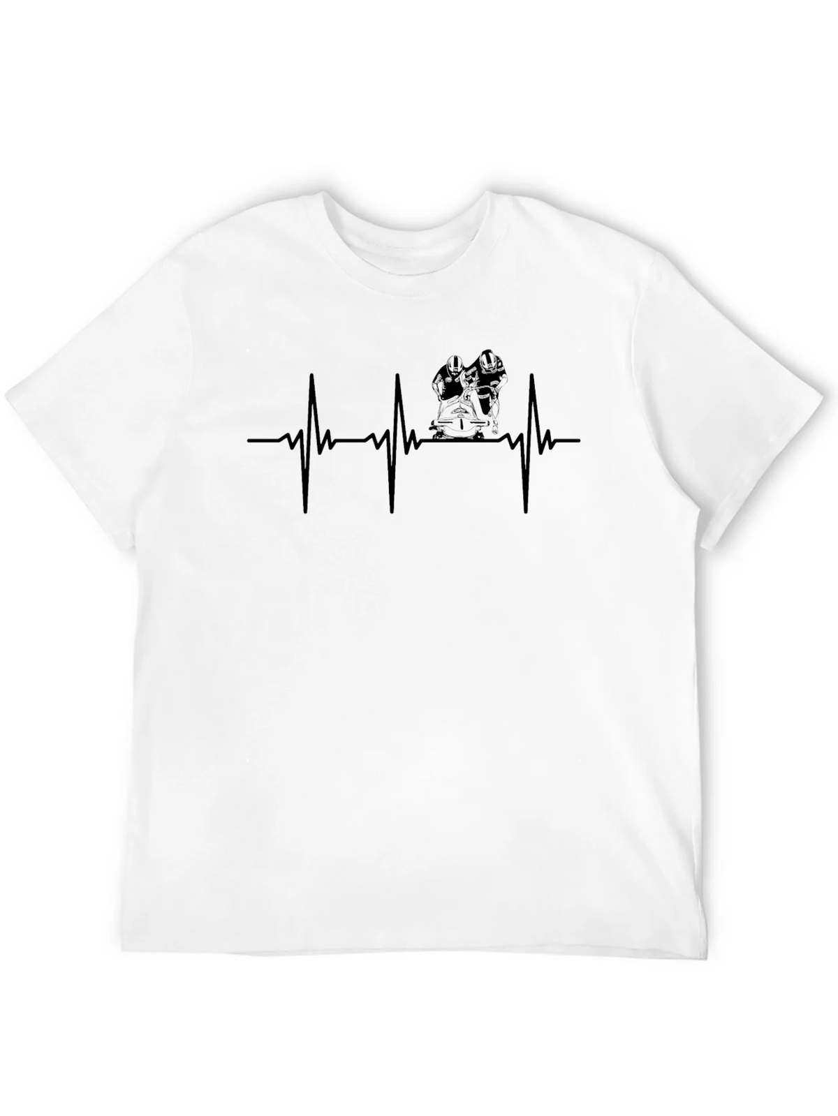 Firefighter Heartbeat Graphic T-Shirt product image 3
