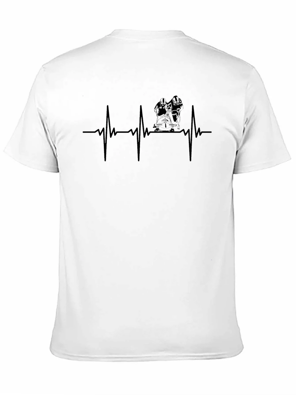 Firefighter Heartbeat Graphic T-Shirt product image 2