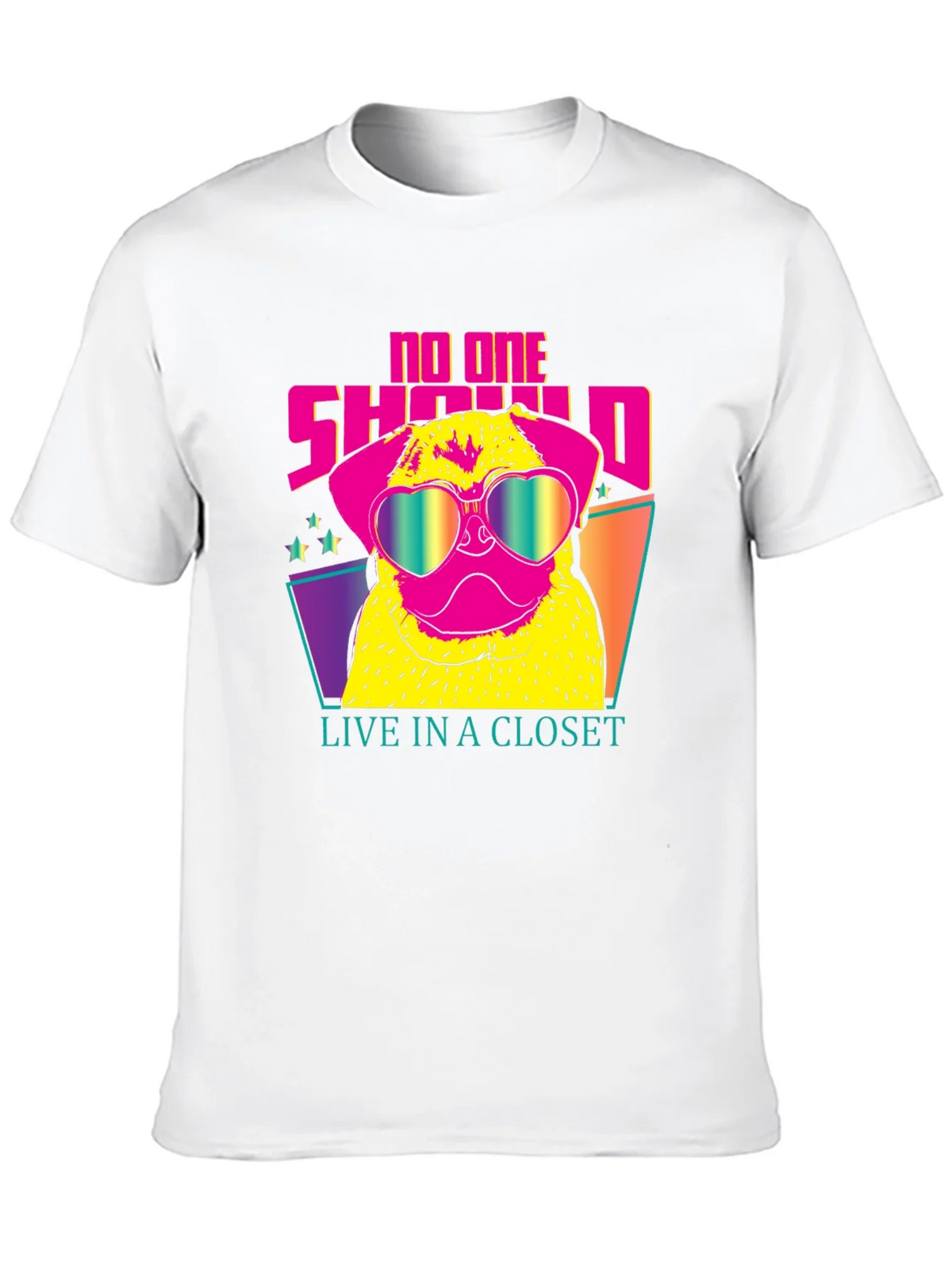 Funky Pug Tee: No One Should Live in a Closet product image 12