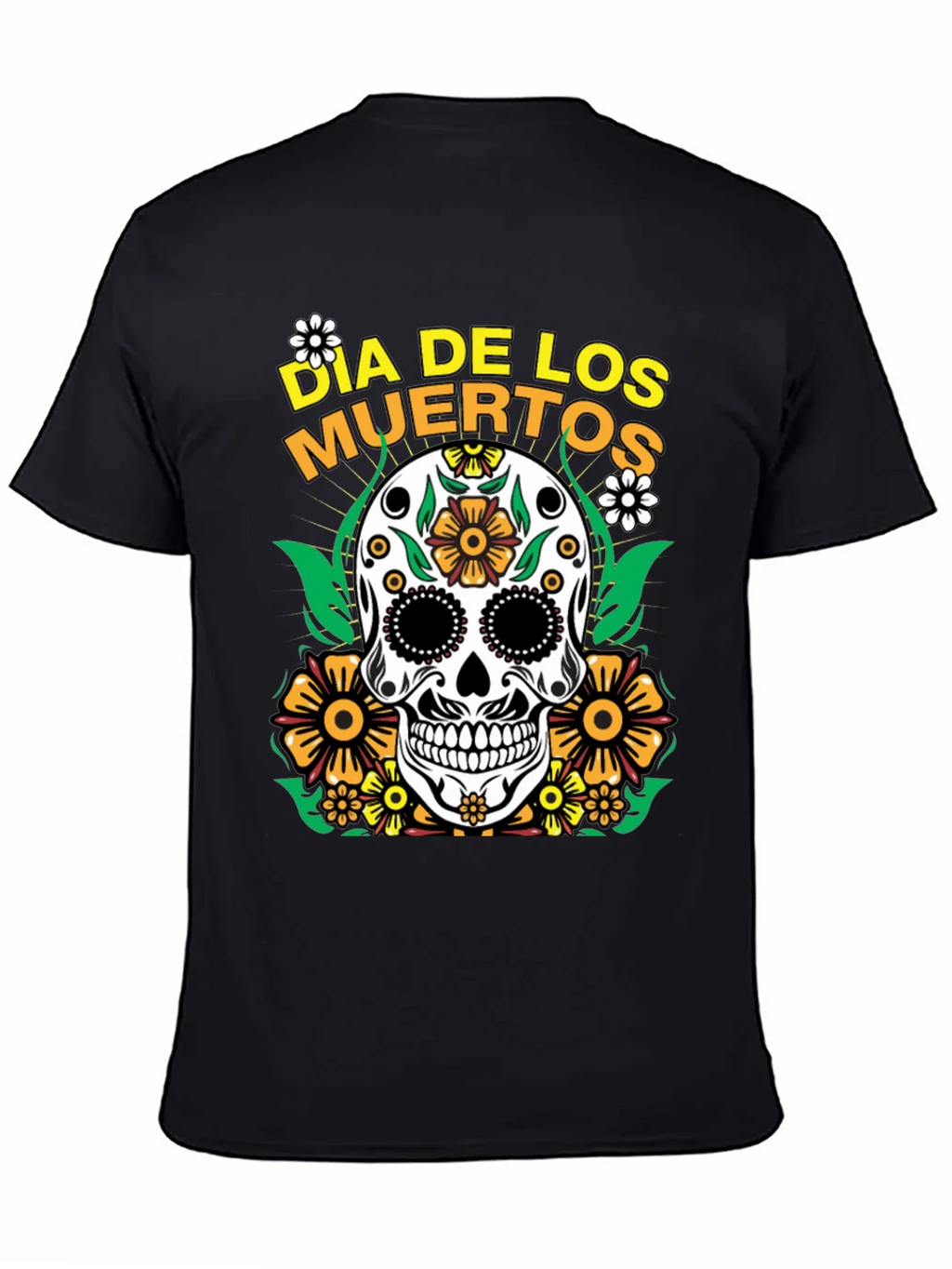Dia de los Muertos Sugar Skull Graphic Tee product image 4